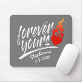 フォーエバーユアズ名前をカスタムするバレンタイン |マウスパッド マウスパッド (マウス)