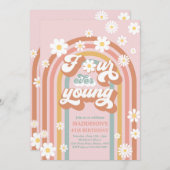 フォーエバーヨンボホデイジーレインボー4th誕生日 招待状 (正面/裏面)