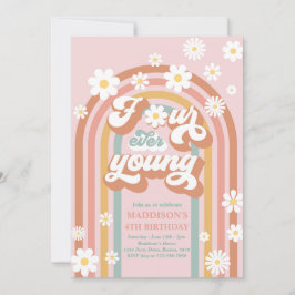 フォーエバーヨンボホデイジーレインボー4th誕生日 招待状