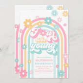 フォーエバーヨンボホデイジーレインボー4th誕生日 招待状 (正面/裏面)