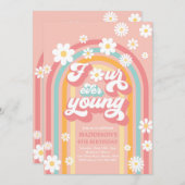 フォーエバーヨンボホデイジーレインボー4th誕生日 招待状 (正面/裏面)