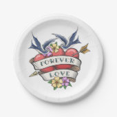 フォーエバーラブ紙プレート ペーパープレート (正面)