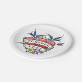 フォーエバーラブ紙プレート ペーパープレート (アングル)