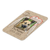 フォーエバーラージエンジェルウィングズペット悔やみや弔慰カスタム マグネット (左側)