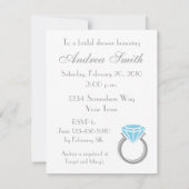 フォーエバーリングや輪ブライダルシャワー 招待状 (裏面)