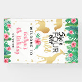 フォーエバーワイルドガールズ4th誕生日パーティーへようこそ 横断幕 (横)