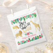 フォーエバーワイルドガールズ4th誕生日パーティー フェイバーバッグ (クリップ留めされた状態)