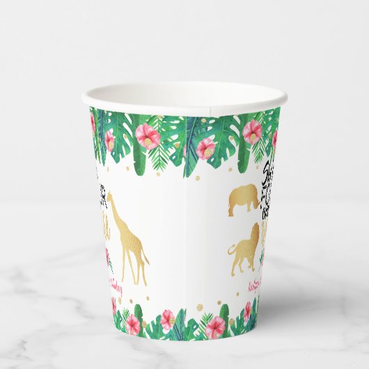 フォーエバーワイルドガールズ4th誕生日パーティー 紙コップ (右)