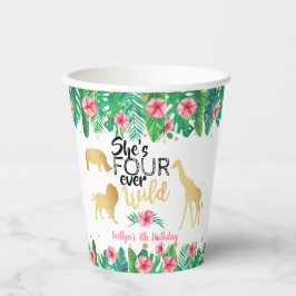 フォーエバーワイルドガールズ4th誕生日パーティー 紙コップ