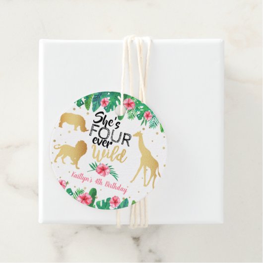 フォーエバーワイルドガールズ4th誕生日メッセージカード フェイバータグ (インサイチュ)