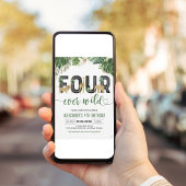 フォーエバーワイルドサファリアニマルズ誕生日 招待状