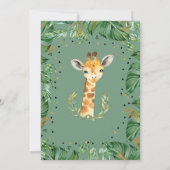 フォーエバーワイルドジャングルサファリ4th誕生日パーティー 招待状 (裏面)