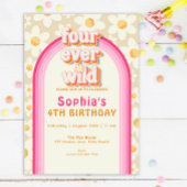 フォーエバーワイルドデイジーレインボー誕生日招待状- 招待状