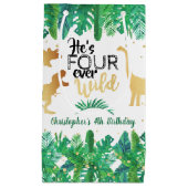 フォーエバーワイルドバードボーイズ4歳の誕生日 スモールペーパーバッグ (正面)