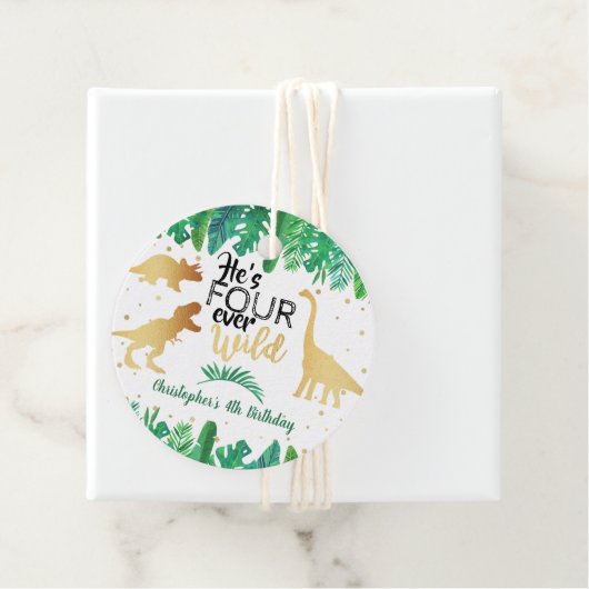 フォーエバーワイルドバードボーイズ4歳の誕生日 フェイバータグ (インサイチュ)