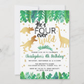 フォーエバーワイルドバードボーイズ4歳の誕生日 招待状 (正面)