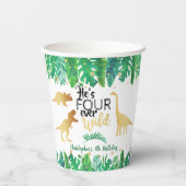 フォーエバーワイルドバードボーイズ4歳の誕生日 紙コップ (裏面)