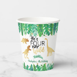 フォーエバーワイルドバードボーイズ4歳の誕生日 紙コップ