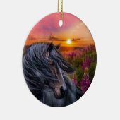 フォーエバーワイルドブラックホーススタリオン セラミックオーナメント (右)
