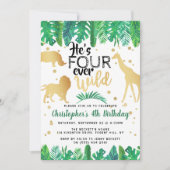 フォーエバーワイルドボーイズ4th誕生日パーティー 招待状 (正面)