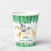 フォーエバーワイルドボーイズ4th誕生日パーティー 紙コップ (裏面)