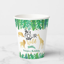 フォーエバーワイルドボーイズ4th誕生日パーティー 紙コップ