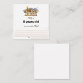 フォーエバーワイルド誕生日ウィズノートカード ノートカード (正面/裏面)