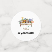 フォーエバーワイルド誕生日テーブル紙吹雪 コンフェッティ (スモール正面)