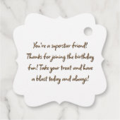 フォーエバーワイルド誕生日メッセージカード フェイバータグ (裏面)