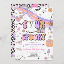 フォーエバー不気味ハロウィーングルービー幽霊誕生日 招待状