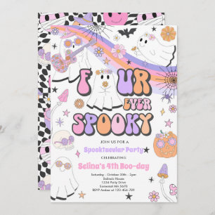 フォーエバー不気味ハロウィーングルービー幽霊誕生日 招待状