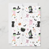 フォーエバー不気味ハロウィーン誕生日招待状 招待状 (裏面)