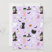 フォーエバー不気味ハロウィーン誕生日招待状 招待状 (裏面)