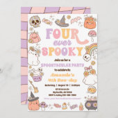 フォーエバー不気味ハローウィンパーティ招待状 招待状 (正面/裏面)