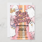 フォーエバー不気味ピンクハロウィーン4th誕生日パーティー 招待状 (正面)