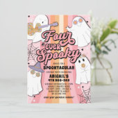 フォーエバー不気味ピンクハロウィーン4th誕生日パーティー 招待状 (スタンド正面)