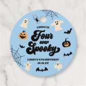 フォーエバー不気味ブルーハロウィーン4th誕生日パーティー フェイバータグ (正面)