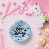 フォーエバー不気味ブルーハロウィーン4th誕生日パーティー ペーパーボウル (パーティー)