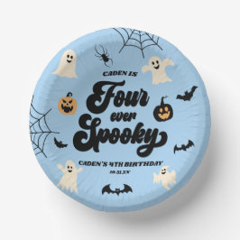 フォーエバー不気味ブルーハロウィーン4th誕生日パーティー ペーパーボウル