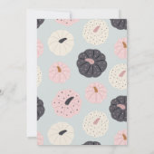 フォーエバー不気味ボーホハロウィーン幽霊4th誕生日 招待状 (裏面)