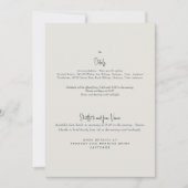 フォーエバー忠実なクリー結婚ム詳細招待状 招待状 (正面)