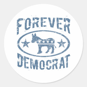 フォーエバー民主党員 ラウンドシール