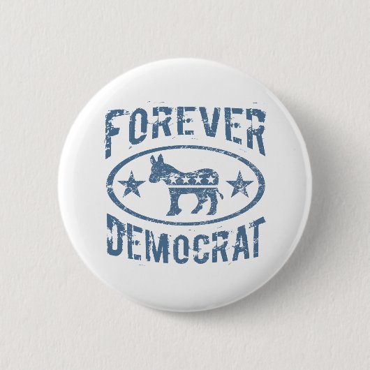 フォーエバー民主党員 缶バッジ (正面)