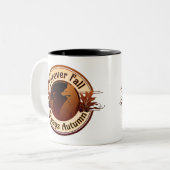 フォーエバー秋、常に秋キツネ ツートーンマグカップ (正面左)