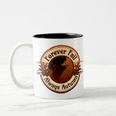 フォーエバー秋、常に秋キツネ ツートーンマグカップ (左)