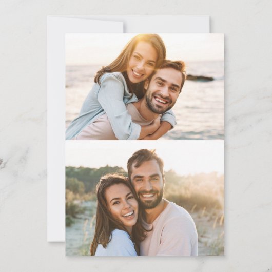 フォーエバー素敵なリングや輪引用文3写真婚約 招待状 (裏面)