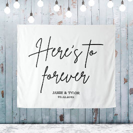 フォーエバー結婚ズの裏描き式のカスタム タペストリー