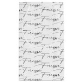 フォーエバー結婚ズ文字オンホワイト スモールペーパーバッグ (裏面)