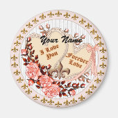 フォーエバー結婚ラブの磁石 マグネット (正面)