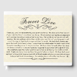 フォーエバー結婚ラブズゲストブック ゲストブック